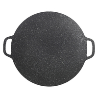 Plaque de Barbecue/Gril Antiadhésive en Fonte Style Coréen pour Camping, Vente en Gros