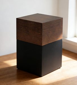 Modern Tasarım Lüks Özel Ahşap Yetişkin İnsan Külleri Kremasyon Urnesi ve Cenaze Anma Töreni için Tabut Aksesuarları - Product Image 2