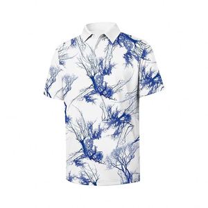 Camisas de Pesca Sublimadas al por Mayor, OEM, de Poliéster, UPF50+, Transpirables, de Secado Rápido, Manga Corta - Product Image 3