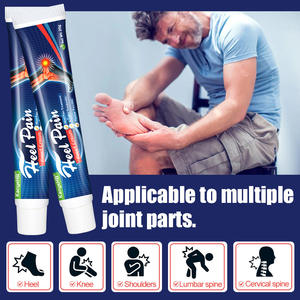 1000 pièces soutien OEM Logo personnalisé KanyeHB talon <span class=keywords><strong>douleur</strong></span> articulaire crème de Massage semelle tendon d'achille crème - Product Image 5