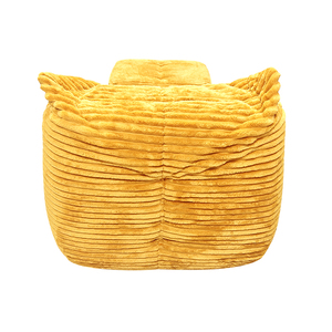 Grand pouf carré convertible et rembourré pour adultes, idéal pour la lecture et la détente, avec rembourrage en mousse haute densité, confortable et moelleux comme un canapé. - Product Image 3