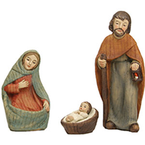 ตุ๊กตาคริสต์มาสขนาด10ซม. รูปปั้นวันประสูติของพระเยซูรูปครอบครัวศักดิ์สิทธิ์ที่ทันสมัยและของเล่นสำหรับ9006935286250 - Product Image 1