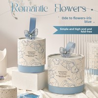 Boîtes en papier Design Premium Myrtille Boîte cadeau d'emballage en tube de papier avec logo personnalisé de qualité alimentaire en matériau recyclable