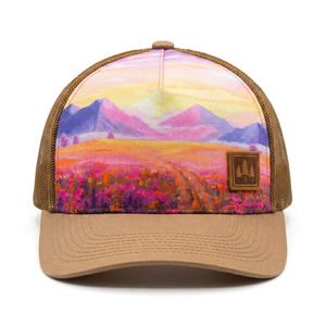 Gorra Trucker con Estampado de Paisaje en Pintura al Óleo, 5 Paneles, Logotipo Personalizado para Hombre y Mujer, Malla Transpirable en la Parte Trasera, MOQ Bajo, Envío Rápido, Clásica - Product Image 6