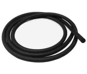 Strip segel busa silikon, 3mm(0.12 ") bulat O cincin busa spons karet segel cuaca kabel karet bulat padat untuk Gasket DIY