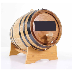Barriles de vino de madera maciza de gran capacidad personalizados de fábrica, restaurante, <span class=keywords><strong>bar</strong></span>, decoraciones de mesa, barriles de vino de madera maciza - Product Image 4