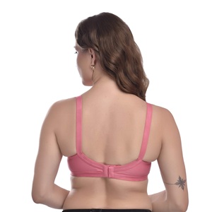 Sujetador de copa completa para mujer, suave, de poliéster y algodón |   Correas Ajustables |   U-Back |   Cierre Trasero |   Sujetador Cómodo para Uso Diario (Copas A–E) - Product Image 2