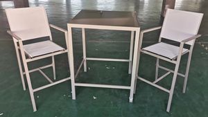 Juego de sofá moderno de aluminio para exteriores, para jardín, para sala de estar, Hotel, Villa, parque, patio, casa de campo, apartamento - Product Image 6