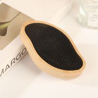 Planche de pédicure en bambou biodégradable pour éliminer les peaux mortes, outil de massage des pieds, planche Gua Sha en bois