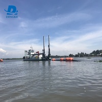 DINGKE Chine Sagement Utilisé 14/18 Pouces Hydraulique de Dragueur D'aspiration de Coupeur De Sable De Vente