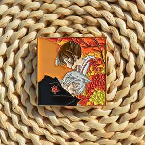 Broche de imitación esmaltada, pin de anime, insignia, Kamisama Love Nanami <span class=keywords><strong>Tomoe</strong></span>, artículos de papelería, joyería, decoración, artesanía de aleación - Product Image 4