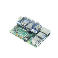 Untuk Raspberry Pi Zero W/4B/3B + Modul Papan Ekspansi USB Hub USB Serial Port Splitter