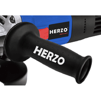 Meuleuse d'angle sans balais HERZO 1400W, 5 pouces, interrupteur à palette, 3000-11000 tr/min pour la découpe