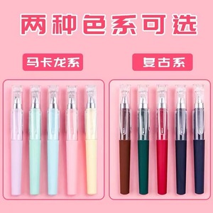 Stylo à Gel noir, pointe en acier inoxydable de 0.3mm, Mini stylo portable pour bureau et école, papeterie d'écriture - Product Image 5