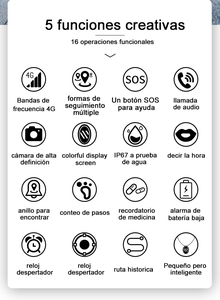 Botón de pánico SOS para <span class=keywords><strong>personas</strong></span> <span class=keywords><strong>mayores</strong></span> con gps móviles 4G con aplicación gratuita de seguimiento de llamadas bidireccionales - Product Image 4