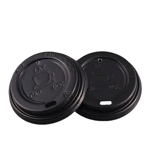 PP-90mm-lid High Quality Durable Using Various Custom Disposable Plastic Cup Lids Cold Drink Cup Lid