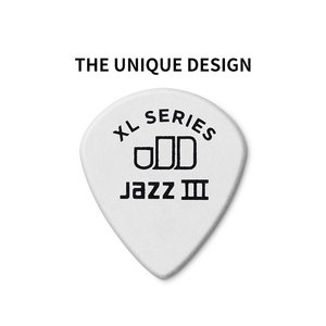 Púas de guitarra Dunlop 498RJAZZ, estilo jazz de plástico con acabado mate para guitarra eléctrica - Product Image 3