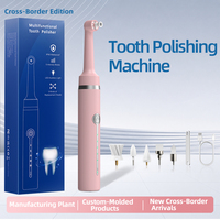 Mini polisseuse dentaire sans fil rechargeable avec disques et brosses pour le blanchiment des dents à domicile