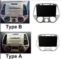 Hyundai I20 2008-2012 Autoradio Multimédia GPS Navigation 2 DIN Carplay 4G WiFi Lecteur DVD Autoradio Android Autoradio
