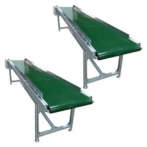 Chaîne de montage réglable de convoyeur à bande de PVC vert bon prix convoyeurs en acier fabriqués par restaurant de qualité bon fabricant - Product Image 1