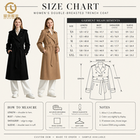 Manteau élégant et tendance pour femme 2026, à double boutonnage, col montant, manches longues et bretelles, vente en gros d'usine