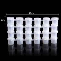 Bs-5mlx6 — Pots de peinture vides, en acrylique, bandes pour dessins