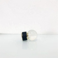 Capuchons de flacons de parfum ronds transparents brillants et colorés populaires