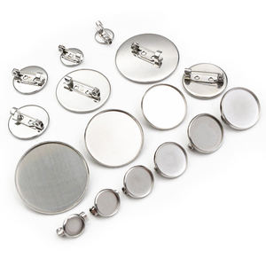 <span class=keywords><strong>Broche</strong></span> en acier inoxydable étanche broches Style Cabochon Base vierge <span class=keywords><strong>camée</strong></span> réglage breloques pendentif disque plateau bricolage pour la fabrication de <span class=keywords><strong>bijoux</strong></span> - Product Image 3