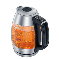 Bouilloire électrique en verre de première qualité 1,7 L, bouilloire Penmarch à température réglable pour les besoins en eau chaude à la maison et au bureau