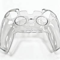 Pour PS5 Ultra Slim, coque transparente en PC cristal, manette sans fil, coque de protection rigide anti-rayures pour PS5 Manette