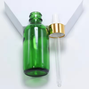 Botella de Vidrio Verde con Gotero de 5 ml, 10 ml, 15 ml, 20 ml, 30 ml, 50 ml, 100 ml, Botella para Aceites Esenciales, Envases para Cosméticos - Product Image 5