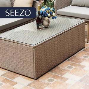 Canapé d'extérieur en rotin pour patio, ensemble <span class=keywords><strong>de</strong></span> canapés <span class=keywords><strong>de</strong></span> balcon en métal, canapé <span class=keywords><strong>de</strong></span> <span class=keywords><strong>jardin</strong></span> en rotin imperméable avec table en verre – Vente chaude - Product Image 4