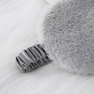 New Lovely Faux Fur Silk Plush <span class=keywords><strong>Eye</strong></span> Cover Macio Satin e Algodão Máscara de Olho para o Sono Essencial <span class=keywords><strong>Eye</strong></span> Health Supply - Product Image 3