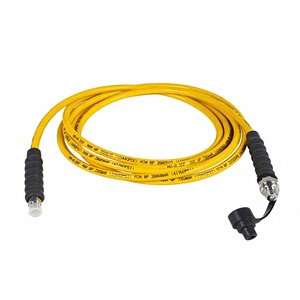 VHC‑7216 Heavy‑Duty <b>Hydraulic</b> Pressure Hose 10000PSI 5M Complete With Fittings High Strength Hose For <b>Hydraulic</b> Lifting <b>Tools</b> - Product Image 1