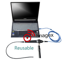 Hystéroscope vidéo portable avec écran de 5 pouces pour usage vétérinaire et gynécologique