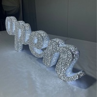 Enseigne lumineuse 3D à lettres en relief LED, couleur RVB, éclairée, pour porte, direction, publicité extérieure, IP65, étanche, gonflables publicitaires