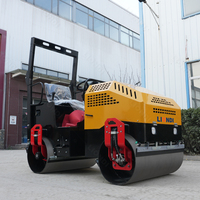 Rouleaux compresseurs vibrants CE EPA de fabrication directe, rouleaux compresseurs à double roue en acier, mini-compacteurs avec service personnalisé