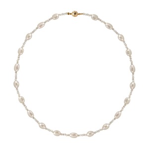 Collier en coquille de papillon blanc de luxe léger avec perle d'eau douce naturelle, pierre de fer absorbable, collier simple et original - Product Image 5