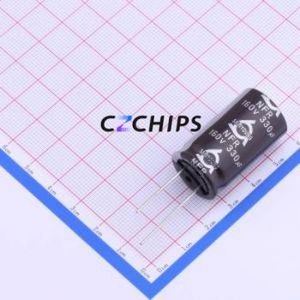 Condensateur électrolytique en aluminium à montage traversant NFR 160V330 18*31.5, D18xL31.5mm 330uF 20% 160V 2.44A-100kHz - Product Image 1