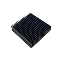 Profilé d'extrusion en alliage d'aluminium sur mesure pour dissipateur thermique avec usinage CNC, série 6000, tempérage T1-T6, services de découpe disponibles