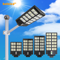 HOFOLED Lampadaire Solaire Extérieur en Aluminium Étanche avec Télécommande pour Jardin, 2000W, 600W, 800W, 1000W