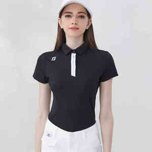 ملابس الجولف للربيع والصيف من البوليستر + Spandex مقاومة للماء سريعة الجفاف سراويل الجولف النسائية عالية الخصر - Product Image 6