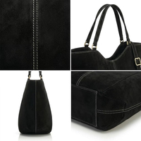 Sac fourre-tout décontracté en cuir véritable, souple, avec fermeture éclair, imperméable, luxe discret, vintage, grande capacité, sac à main pour ordinateur portable pour femme, logo personnalisé