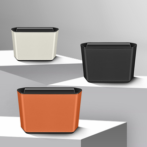 YECAI Großer Auto-Mülleimer Luxuriöse Leder-Aufbewahrungsbox zum Aufhängen für Sitzlehne und Seitentür Universell für Toyota Honda - Product Image 5