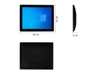 LIVERDOL Moniteur tactile personnalisable à montage mural et à alimentation directe en usine Écran tactile durable pour la cuisine et les systèmes de point de vente