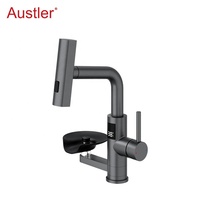 trou tasse rondelle mat noir en acier inoxydable retirer pulvérisateur évier robinet de cuisine avec verre rinceur