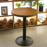 Table et chaises de café personnalisées commerciales de luxe légères Café Shop Ensembles de meubles de restaurant pour café en bois industriel durable à vendre