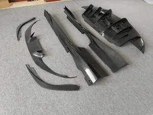 Per l'upgrade di <span class=keywords><strong>Ferrari</strong></span> F8 modificato OEM-dry in fibra di carbonio paraurti anteriore con labbro inferiore gonna laterale posteriore diffusore posteriore Spoiler Body Kit - Product Image 5