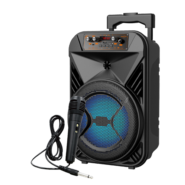 Top Quality Hot Sale DJ Speaker 1500mAh Recharble Subwoofer Wireless BT Sound BOX Party Speaker