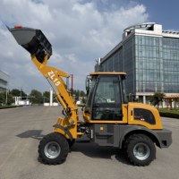 Loader Mini Baru RongGong Gaya Eropa 4WD dengan Mesin Diesel Kubota, Komponen Inti Berkualitas, Dijual